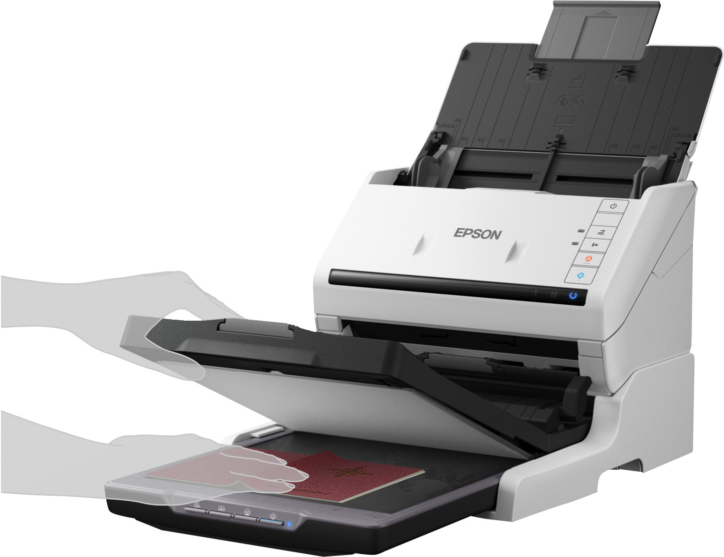 Сканер документов Epson WorkForce DS-530II (арт. B11B261401) купить в  OfiTrade | Характеристики, фото, цена