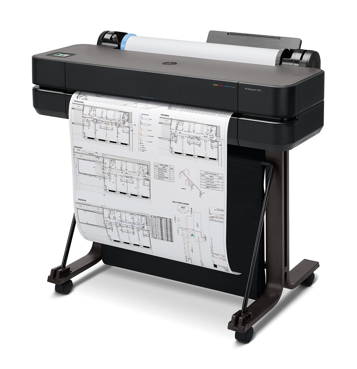 Широкоформатный принтер HP DesignJet T630 (24-дюймовый) (арт. 5HB09A)  купить в OfiTrade | Характеристики, фото, цена