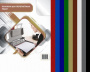 Обложки для переплета Bulros тиснением под кожу А4, 230 г/м², коричневый (100 шт) (арт. CL-R-230-brow-Lea-100-A4)