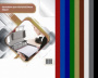 Обложки для переплета Bulros тиснением под лен А4, 250 г/м², черный (100 шт) (арт. CL-R-250-blac-Fla-100-A4)